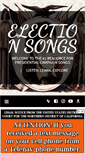 Mobile Screenshot of electionsongs.com